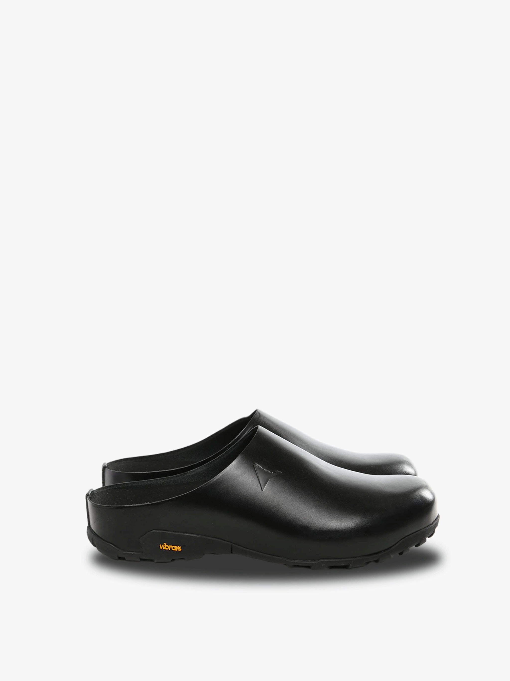 Black sneakers, side view