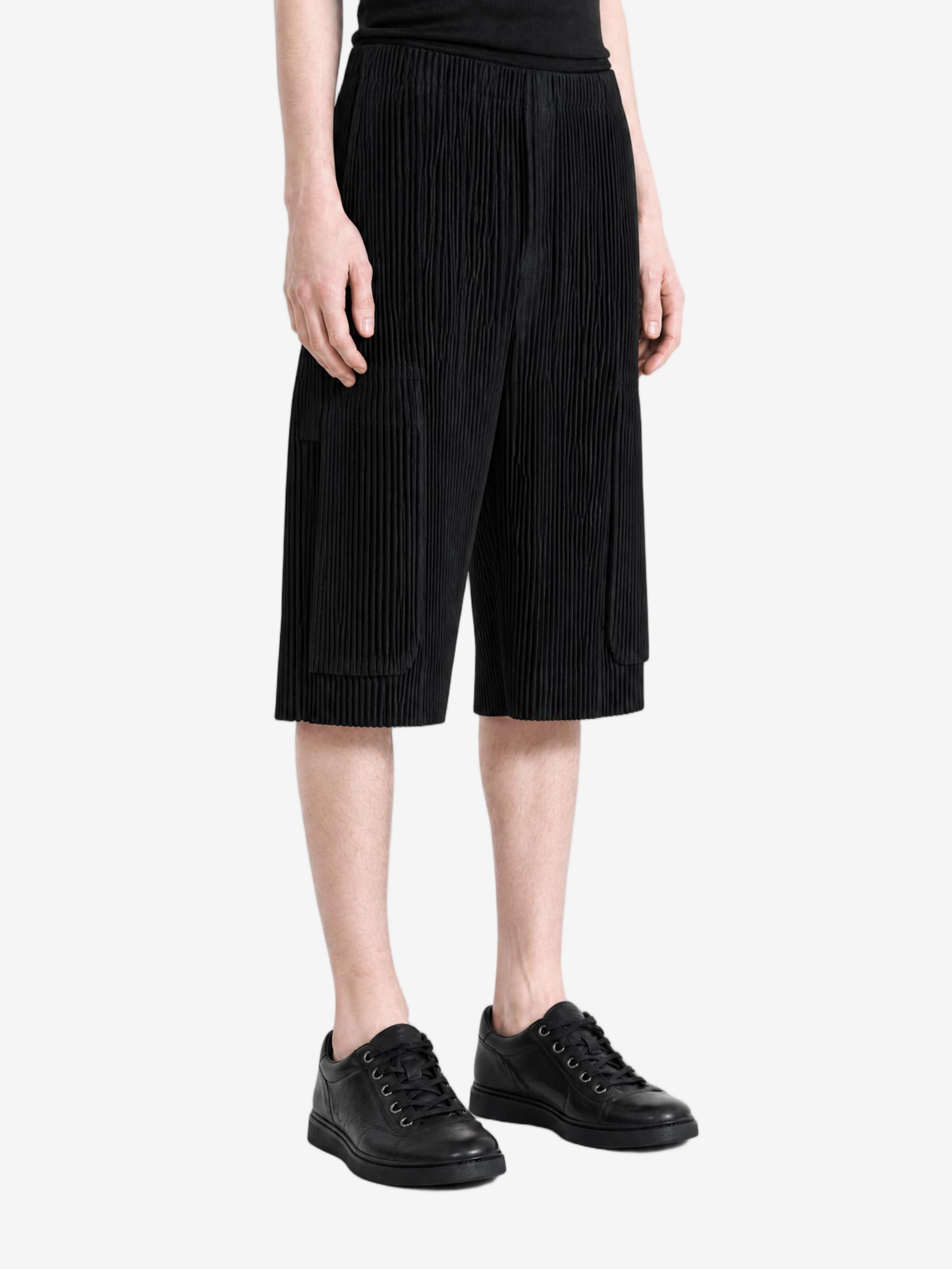 Black pants, full body view