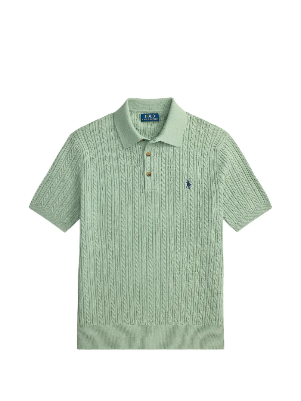 Green shirt, front view