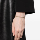 MAOR - Omni 4MM Bracelet In Silver And Yellow Gold With White Diamond Detail