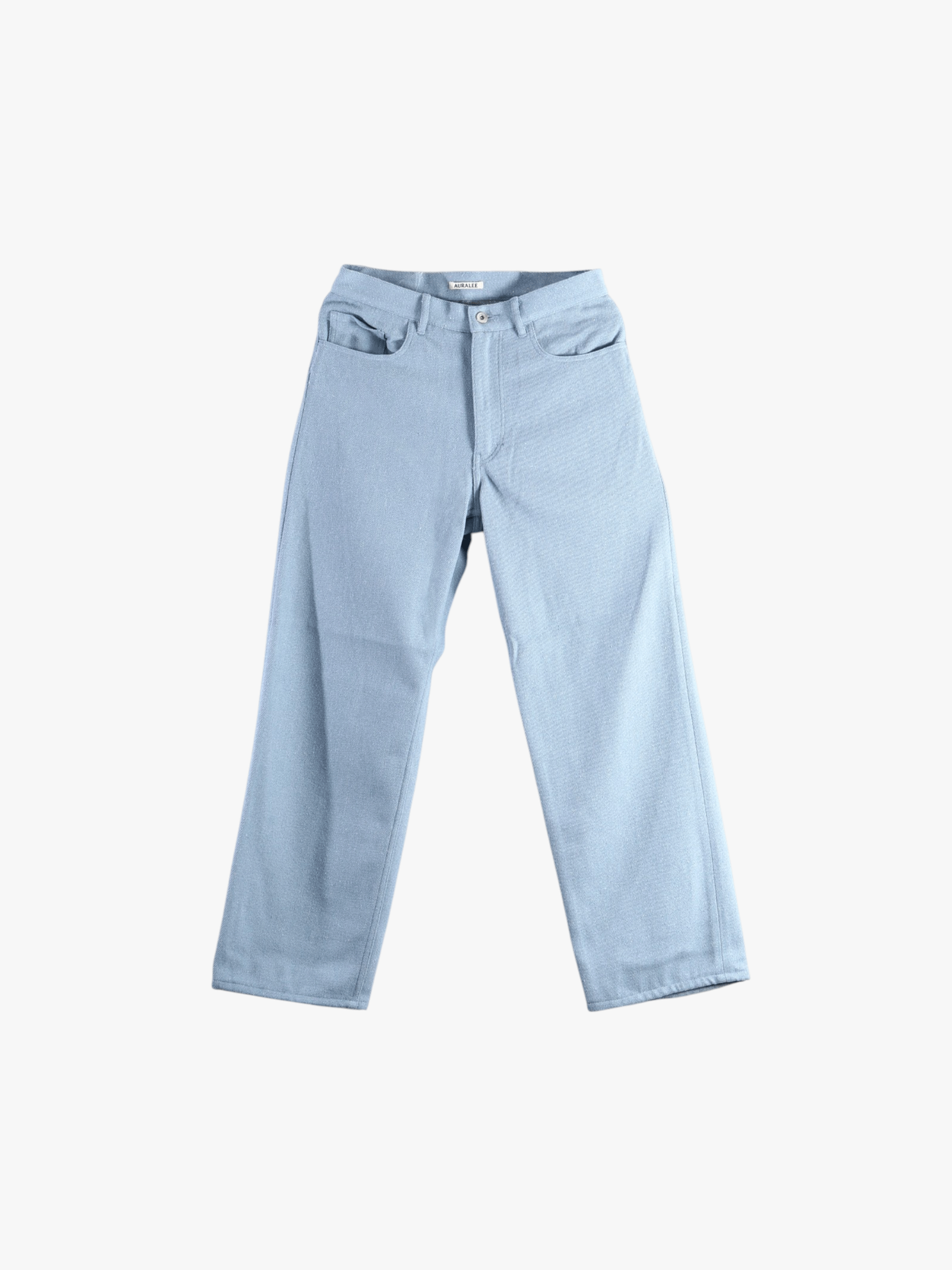 Blue pants, front view