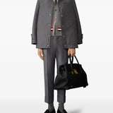 Grey knitwear, full body view