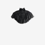 Black scarf, front view