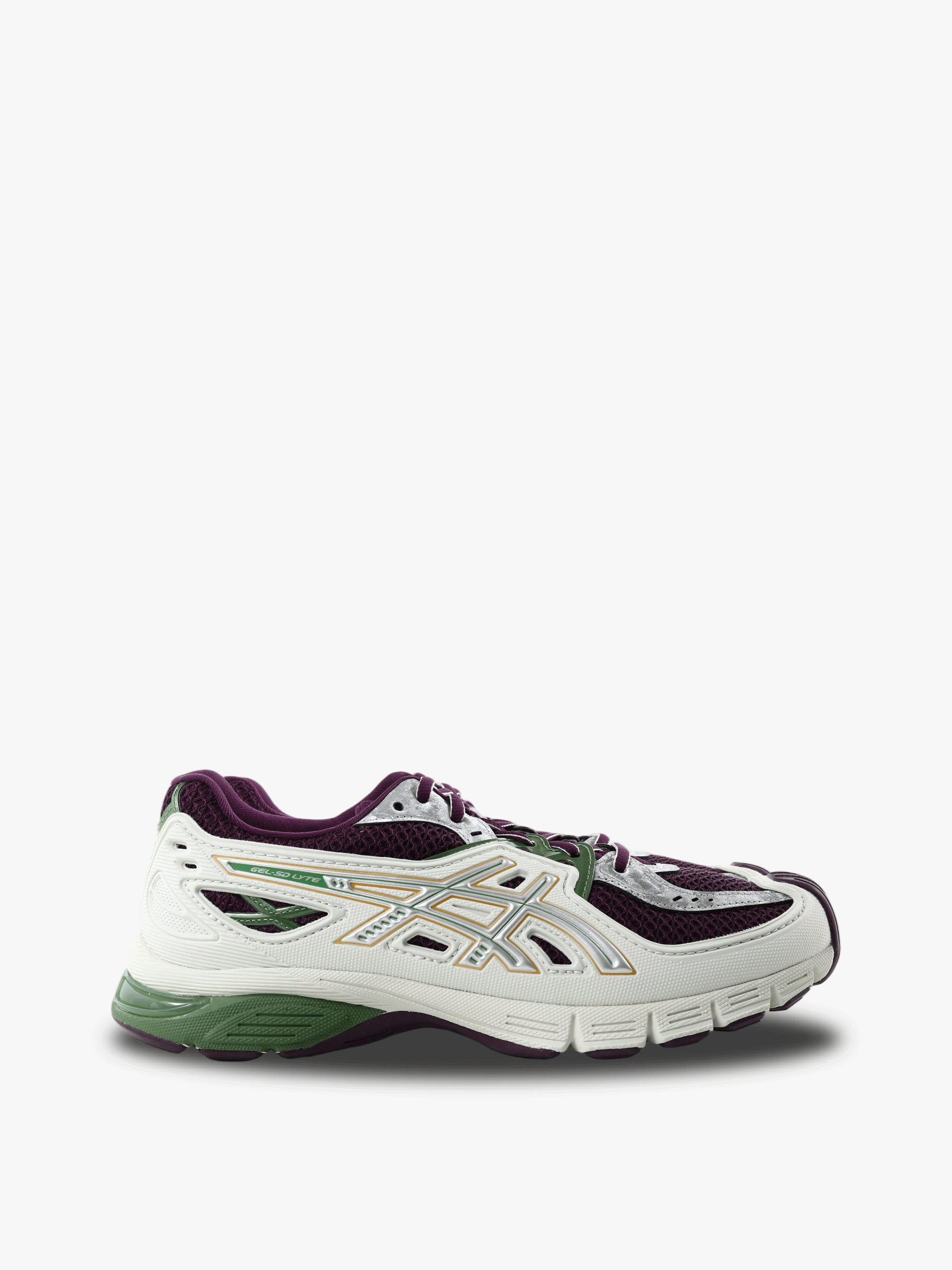 Purple shoes, front view