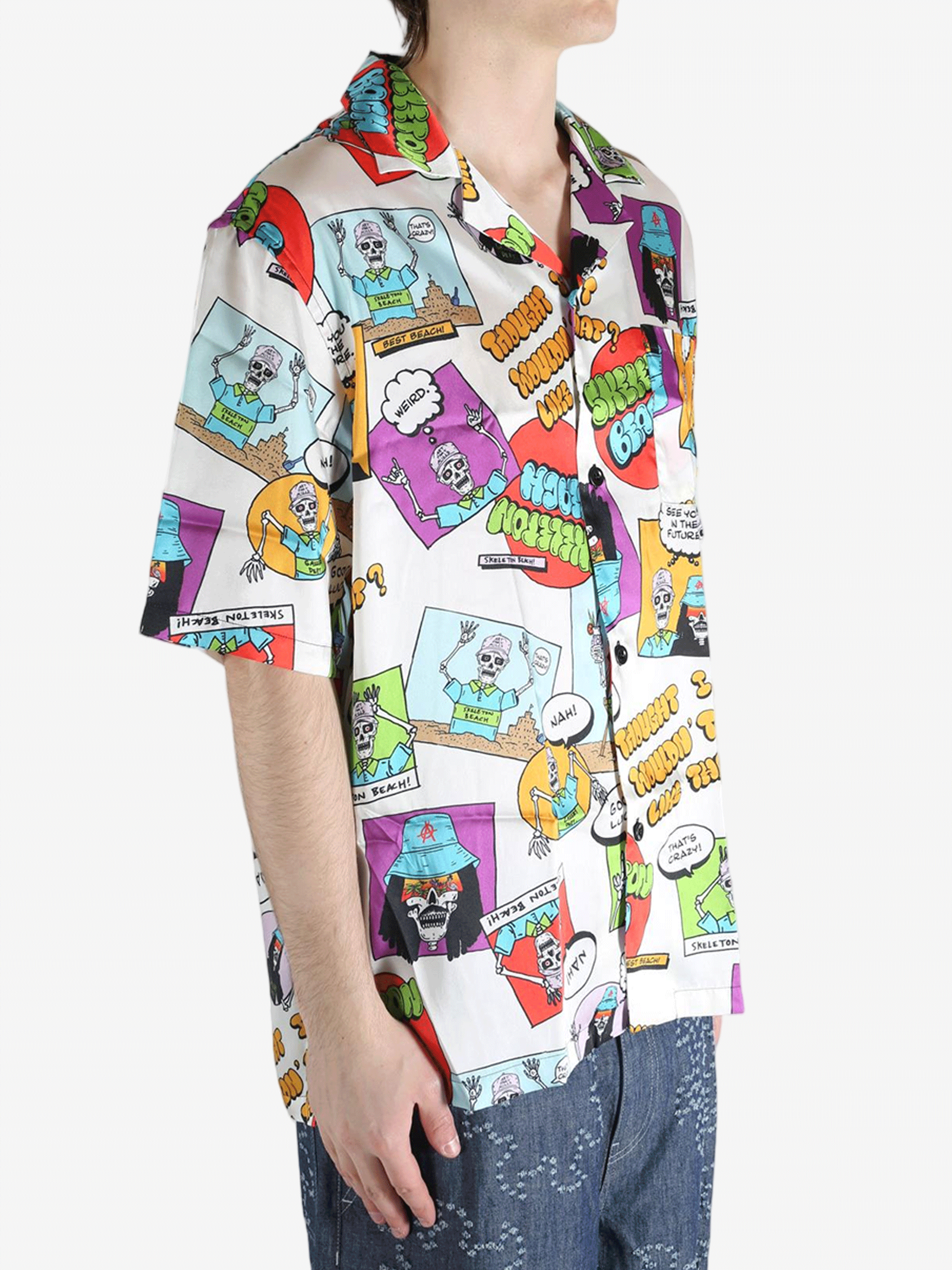 White shirt, worn by a person, showing the shirts's fit