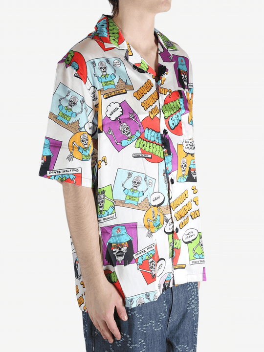 White shirt, worn by a person, showing the shirts's fit