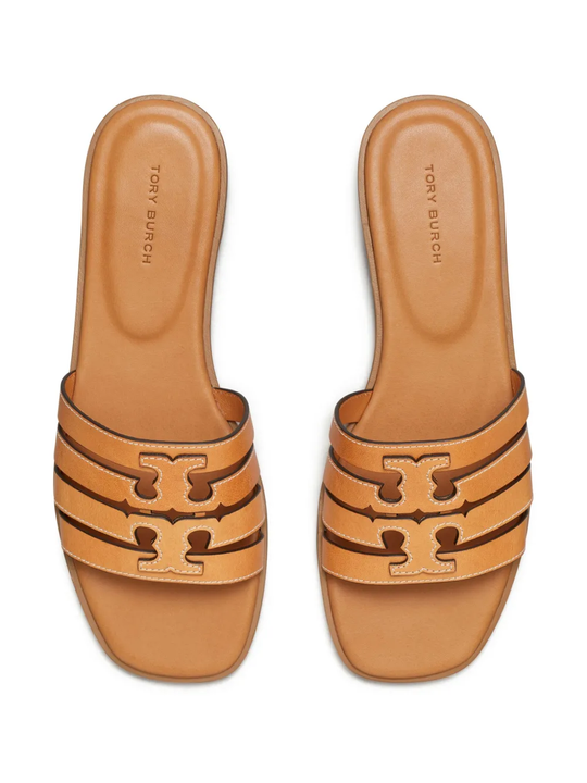 Brown shoes, vertical view