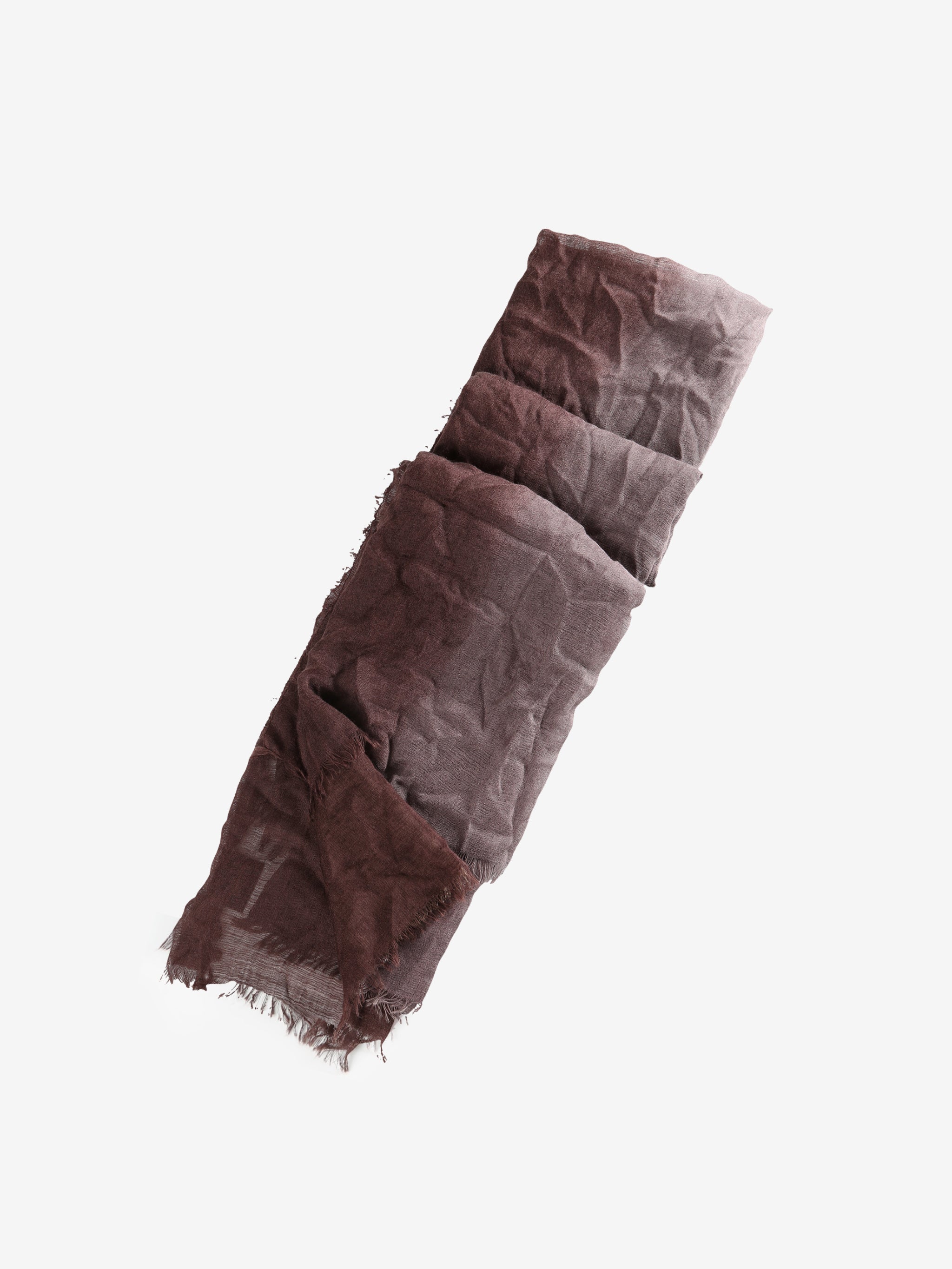 Brown scarves, front view