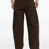 Brown pants, full body view