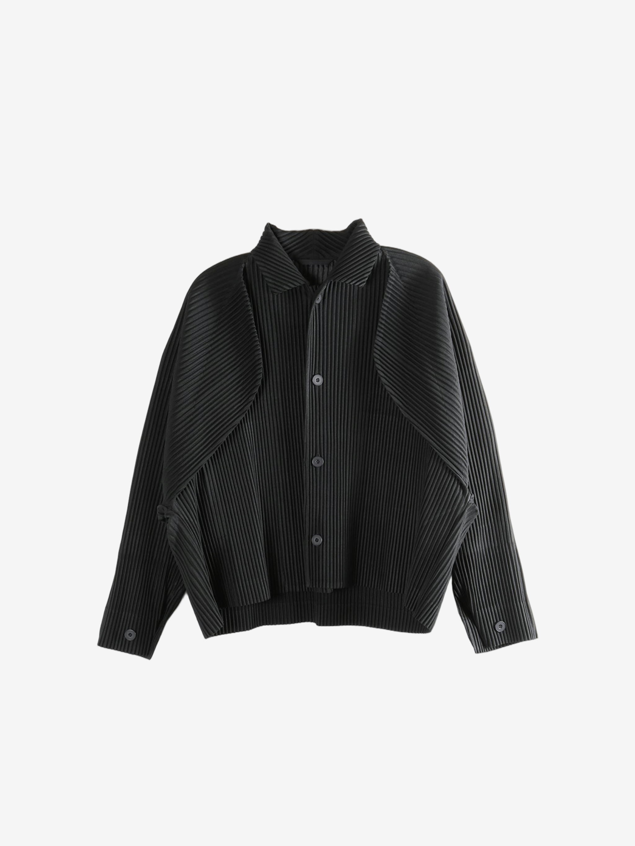 Black jacket, front view