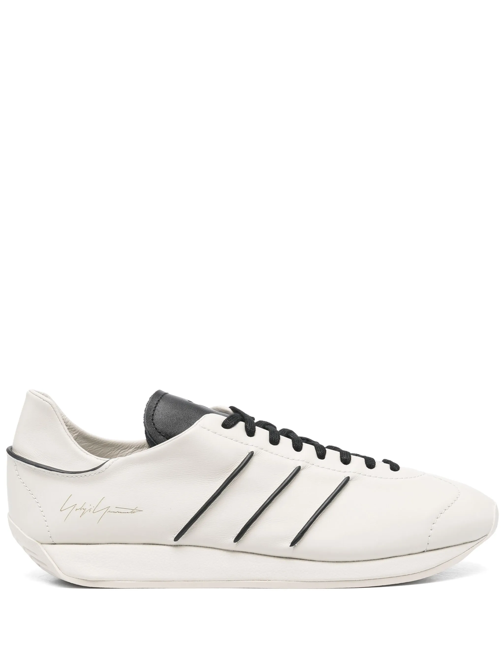 white sneaker, front view