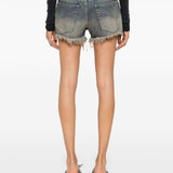 BALENCIAGA - Women Mini Denim Shorts