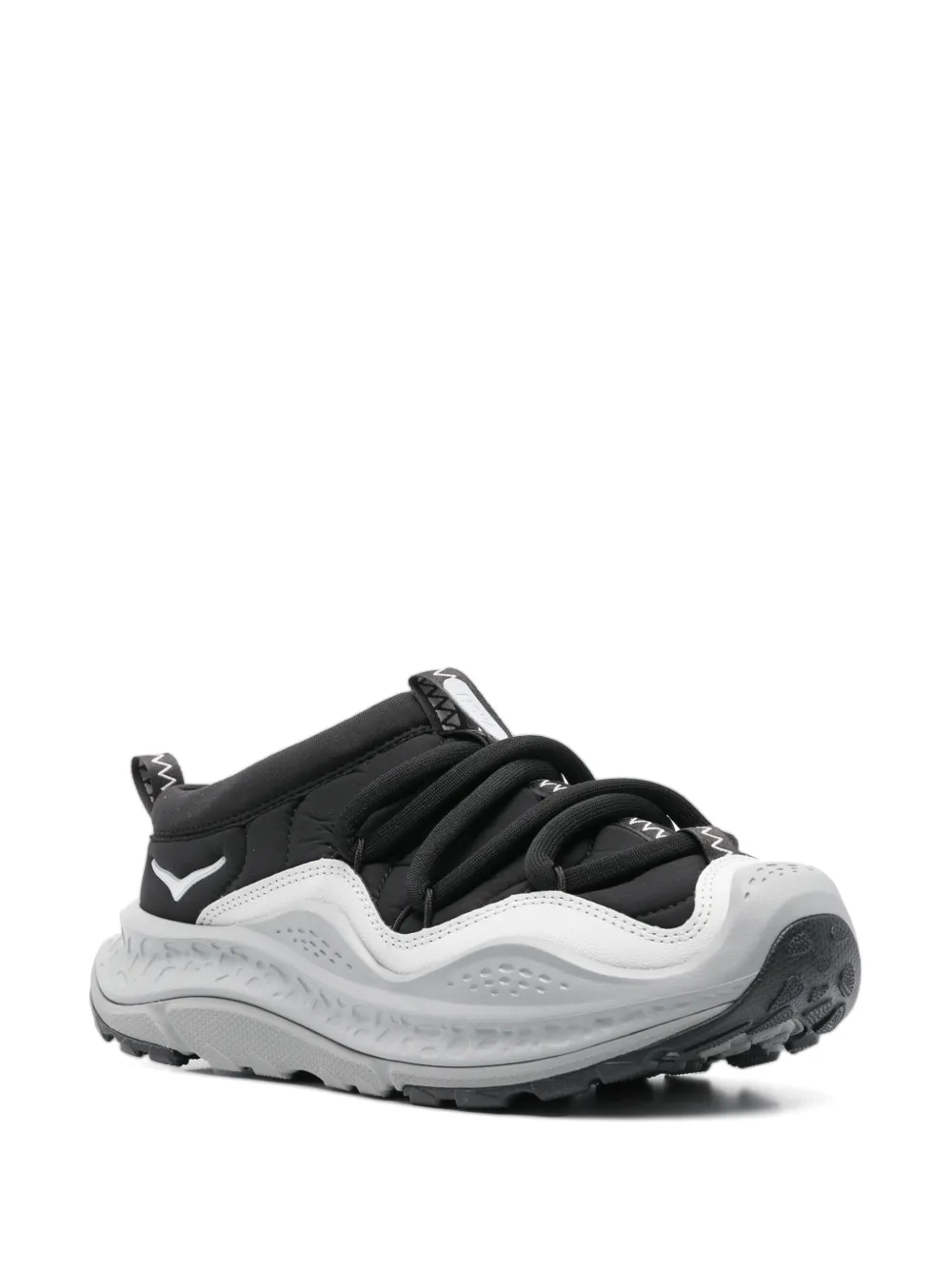 Black sneakers, side view