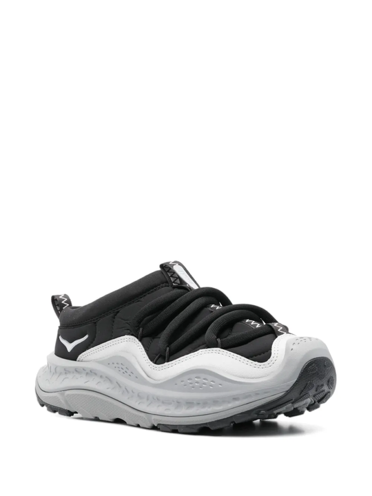 Black sneakers, side view