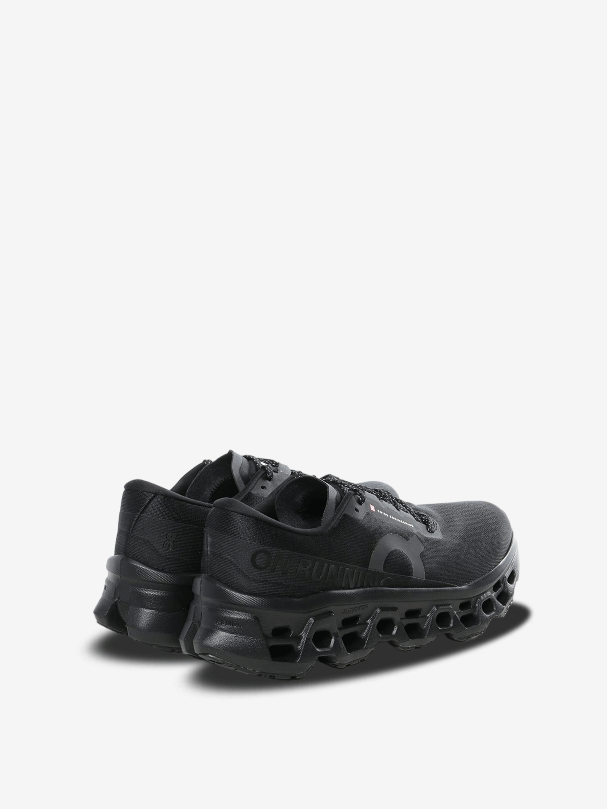 Black sneakers, back view