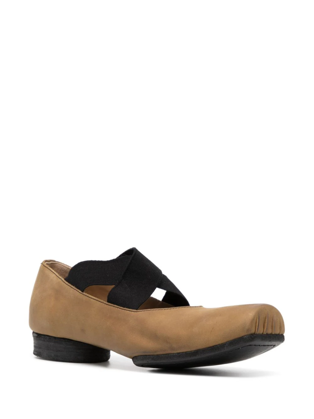 Brown shoes, side view