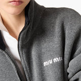 MIU MIU - Women Fleece Zip Sweatshirt