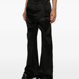 Black pant worn by a person, showing the pant fit