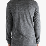 Grey shirt, back view