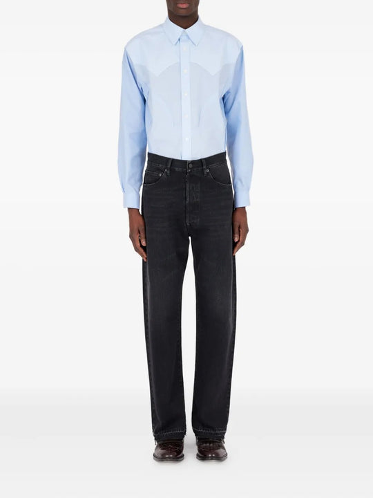 Black pants, full body view