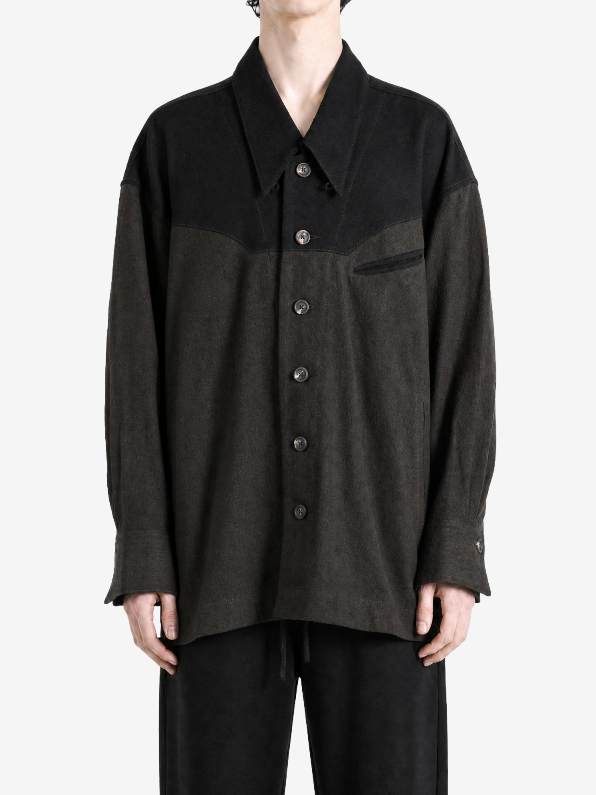 Black jacket, front view