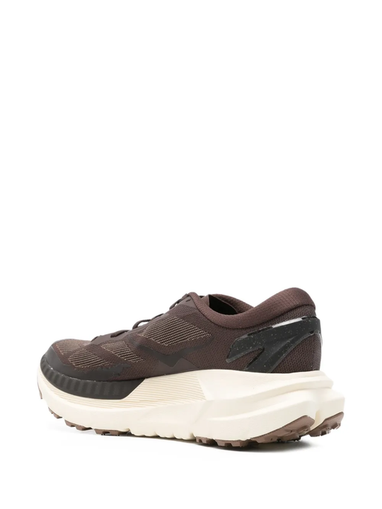 Brown shoes, side view