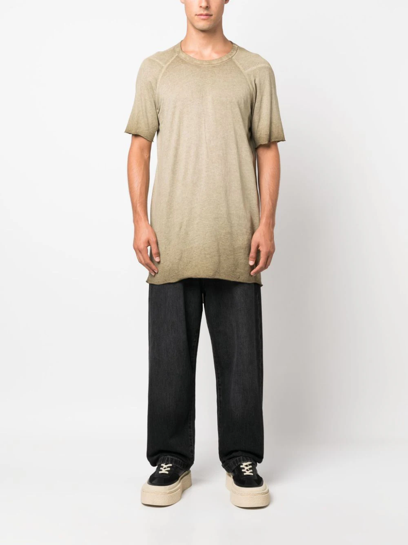 BORIS BIDJAN SABERI Men TS2.1 Slim Fitting Object Dyed T-Shirt