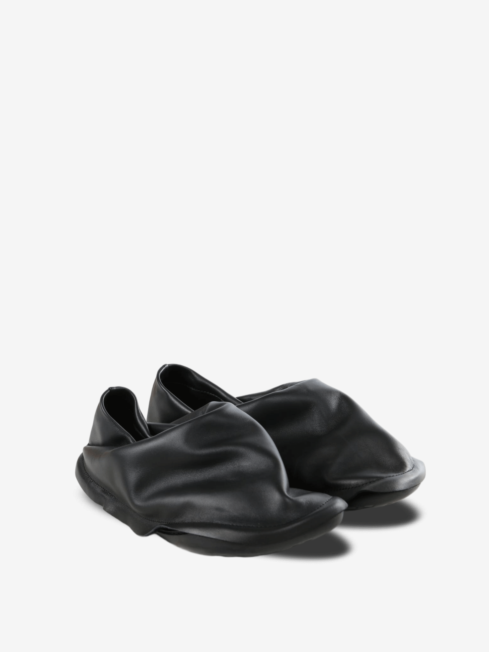 Black shoes, side view