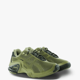Green shoes, front view