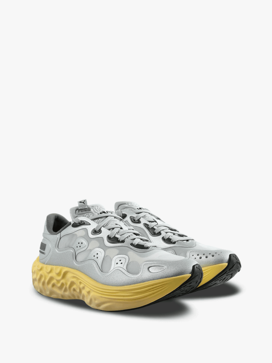 Grey shoes, front view