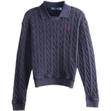 Navy shirt, front view