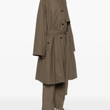 Brown coat, full body view