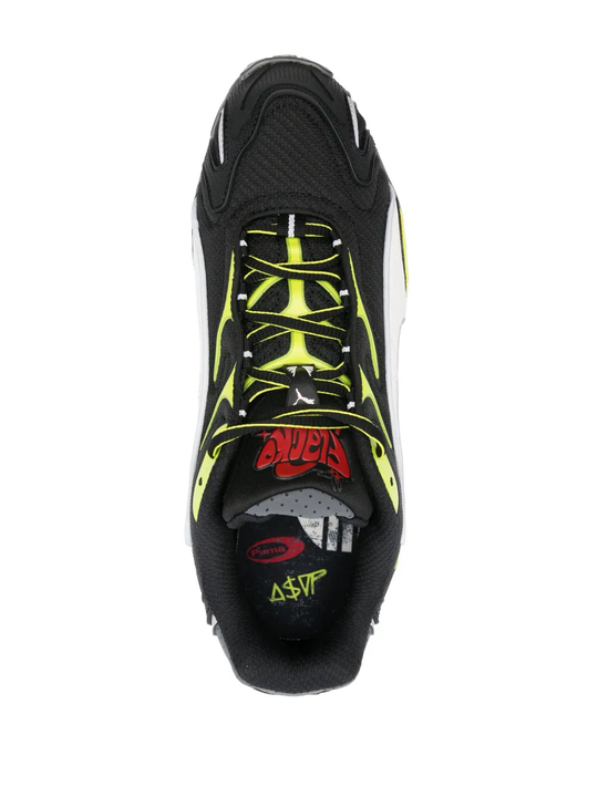 Black sneaker,front view