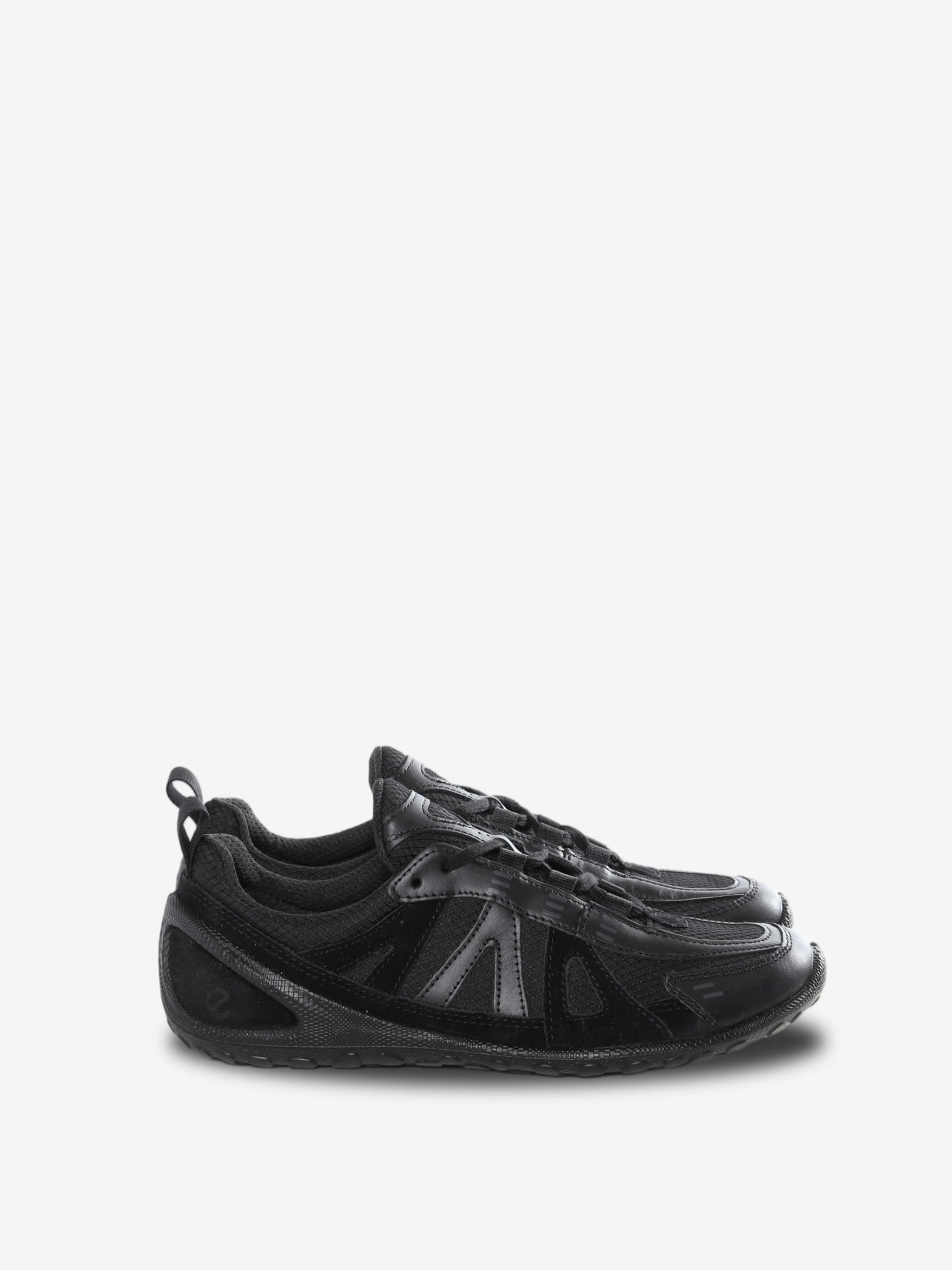 Black sneakers, front view