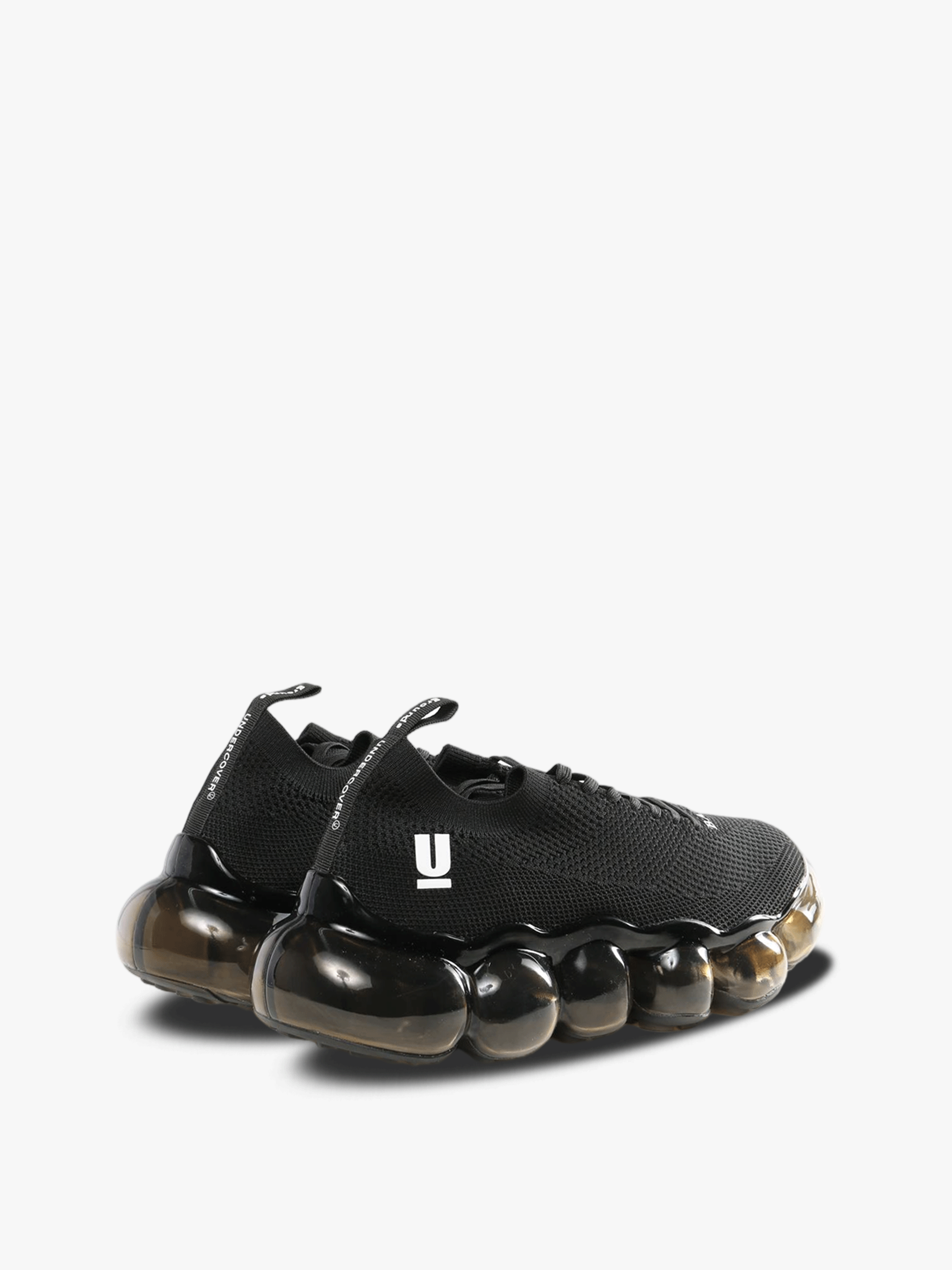 Black sneaker , back view