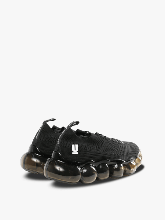 Black sneaker , back view