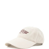 Tan hat, front view