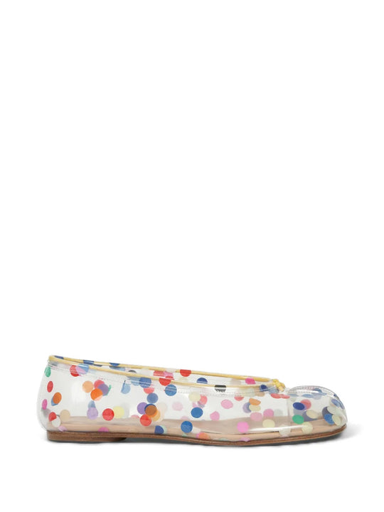 White shoes, side view