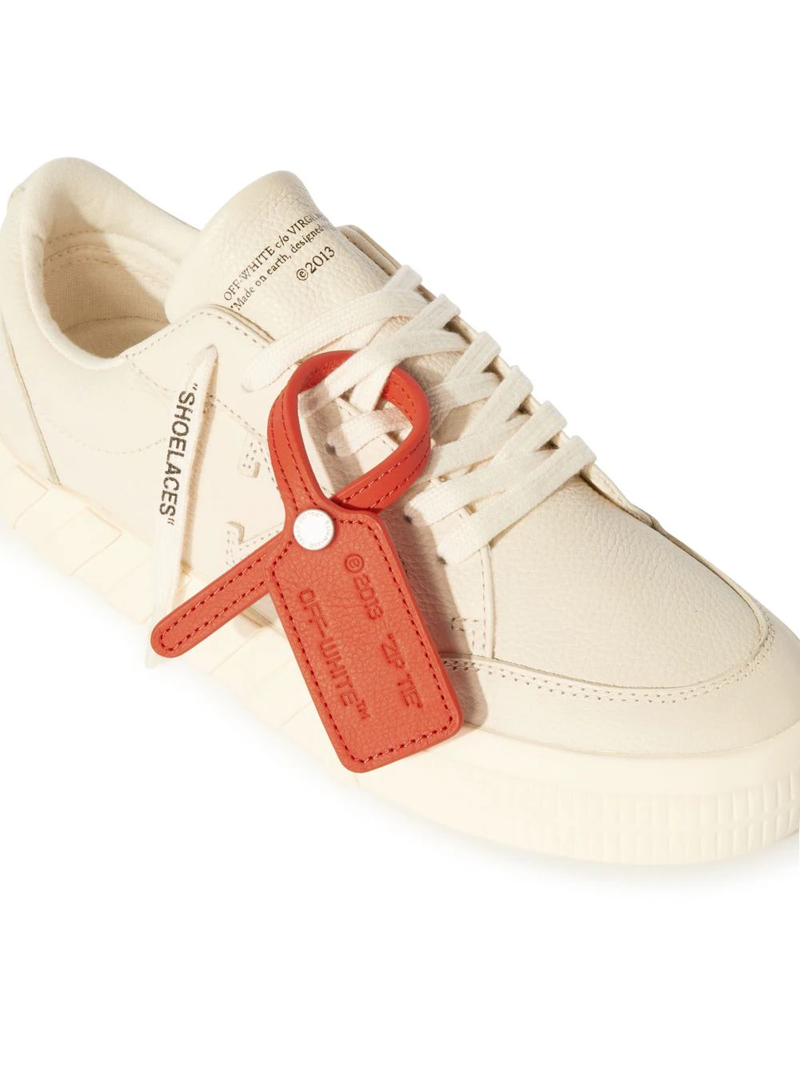 OFF-WHITE Women Low Vulcanized Calf Leather Sneakers