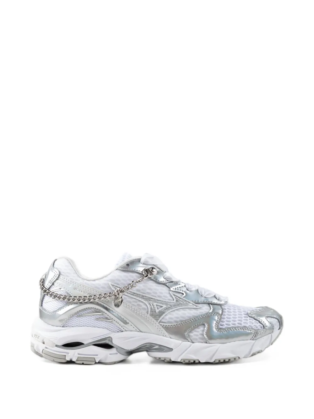 White shoes, side view