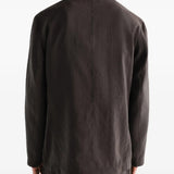 Brown jacket, full body view