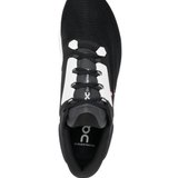 Black sneakers, top view