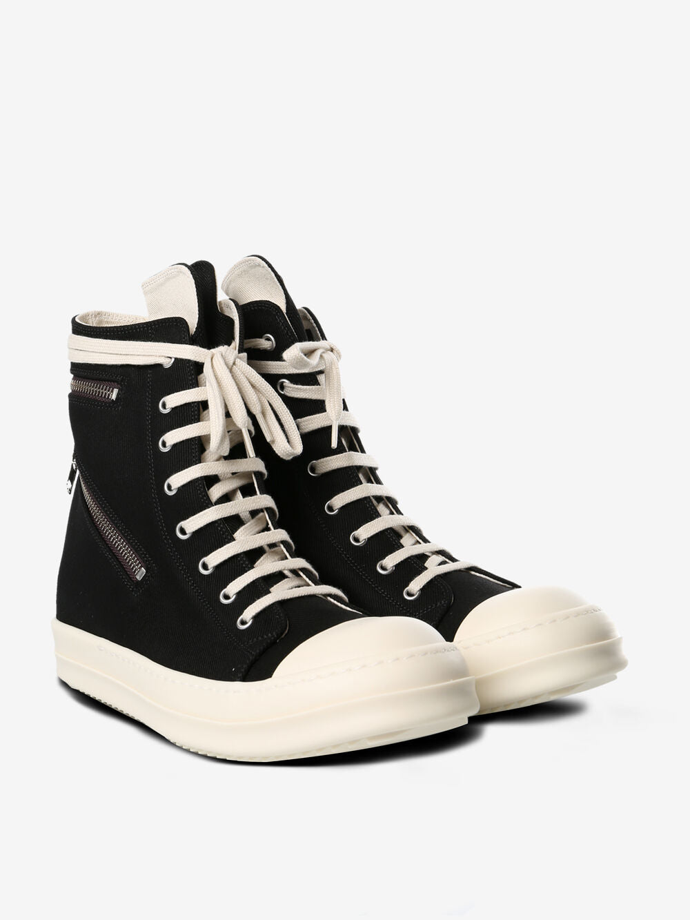 Black shoes, side view