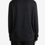 Black knitwear, full body view