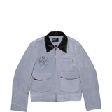 gray jacket,front view