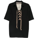 Black t-shirt, front view