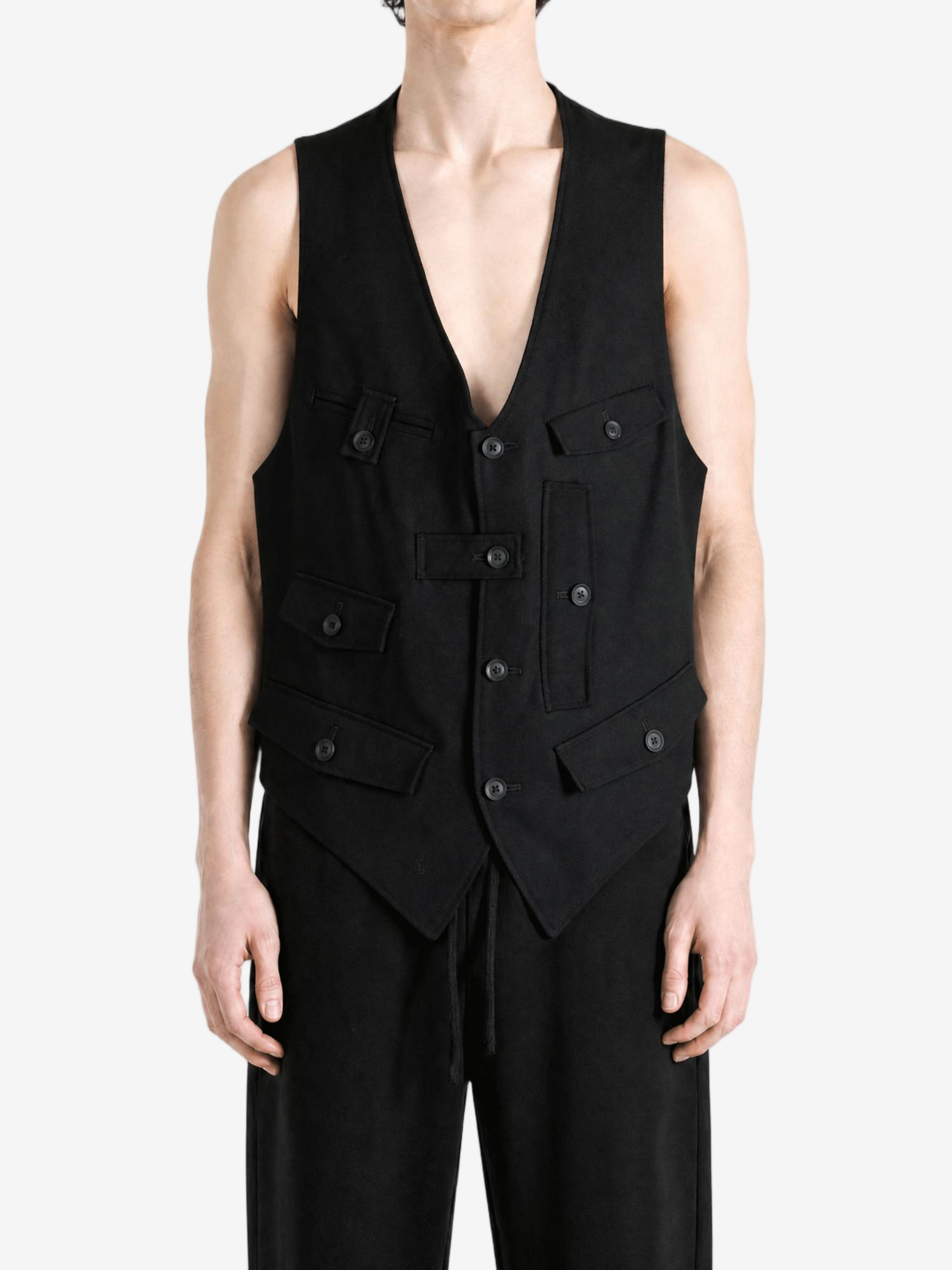 Black jacket, full body view