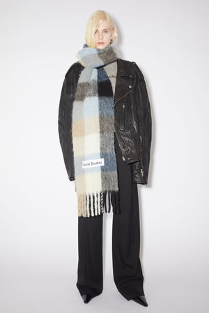 ACNE STUDIOS - Unisex Mohair Checked Scarf