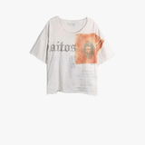 Tan t-shirt, front view