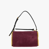 Burgundy bag, front view